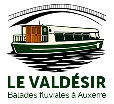 Balades fluviales depuis Auxerre sur l'Yonne et le canal du Nivernais – Le Valdésir Logo